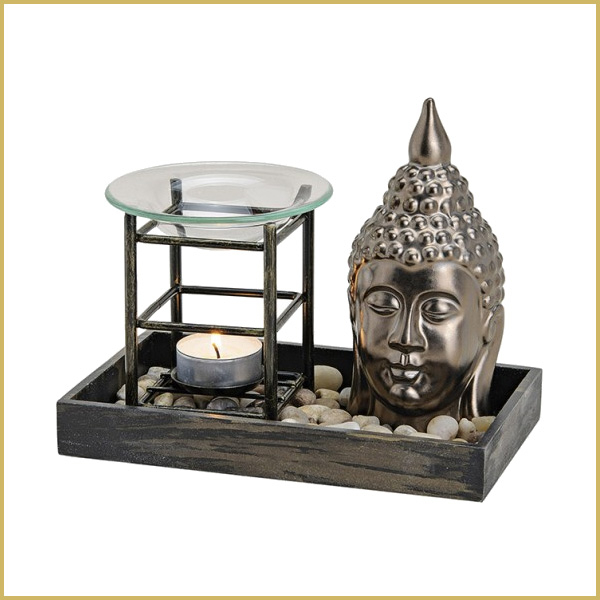 NUAD® - Duftlampe Buddha Kopf